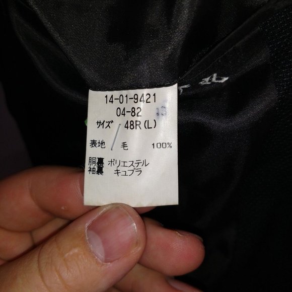 Moschino Japanese Market Three Button Suit 38R 32W - Picture 11 of 12